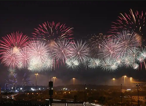 澄迈县焰火晚会